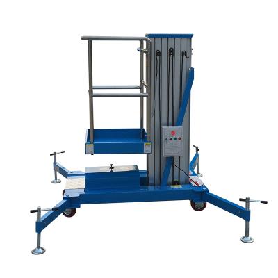 China Hydraulic Mobile Lift Electric Hydraulic Aluminum Single Person Lifts With Geniuses Model for sale