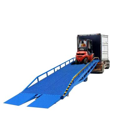 China Easy Operation Safety Convenience Warehouse Forklift And Container Loading Unloading Ramp Yard Ramp for sale