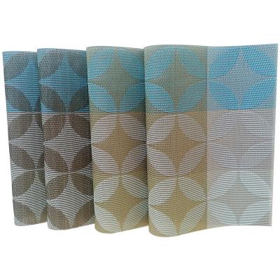 China Durable Eco-Friendly Office Dustproof Clear Corrosion Resistant Mat 6 Pieces Felt Mat Set for sale