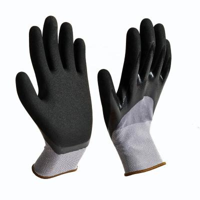 China 2022 Premium Safety Gloves Flexible And Comfortable High End Industrial Working Work Dipped Gloves for sale