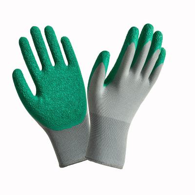 China Factory direct wholesale flexible and comfortable latex palm coated gloves palm latex coated working hand gloves for sale