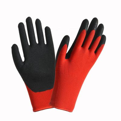 China Import and export quality flexible and comfortable natural latex palm coated gloves latex bulk gloves for sale