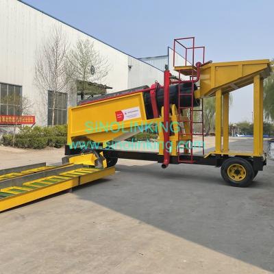 Chine For placing / alluvial gold washing used mobile mineral gold separator washing machine low price washing plant à vendre