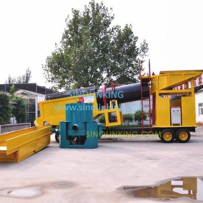 China energy & 500 Ton Mobile Gold Mining Wash Cheap Plant Equipment For Sale for sale