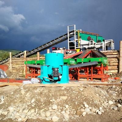 중국 energy & SINOLINKING Sluice Mining Box with Gold Vibrating Screen Washing Plant for Gold Mining 판매용