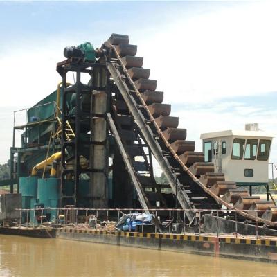 Cina energy & SINOLINKING Supply Customized Gravity Mining Gold Mining Dredge With Widely Used Rotary Screen in vendita