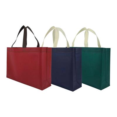 China Free sample eco-friendly reusable custom cheap non woven bag thickened high-grade handbag shopping bag for sale