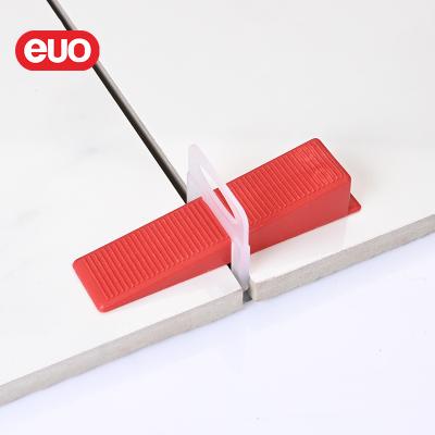 China EUO Modern Wholesale Tile Leveling System Tile Spacer 1.5mm With Tiling Clips And Wedges for sale