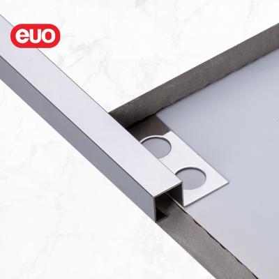 China Modern EUO Edge Guard Stainless Steel Tile Trim Customizable Ceramic Tile Trim Modern Style Tile Profiles for sale