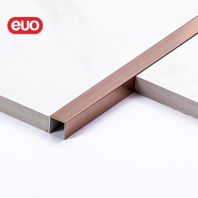 China Modern EU 10mm 304 U Channel Tile Profile Marble Transition Strips Stainless Steel Tile Trim for sale