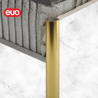 China Free Sample EUO Modern Stainless Steel Trim For Decoration Wall OEM Logo Factory Price Metal Tile Profile for sale