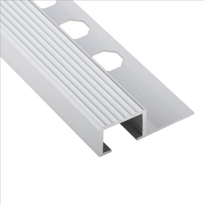 China Modern euo customized exclusive different shapes anti slip stair nosing edge tile trim tile wholesale aluminum trim for sale