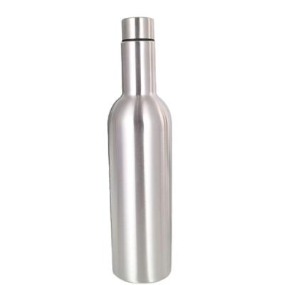 China CLASSIC Double Wall Insulated Vacuum Insulated Wine Bottle Flask Set Can Cooler Stainless Steel for sale