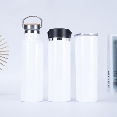 China Viable Blank Water Bottles Sublimation Tumbler Clear Blank For Sublimation Vacuum Flasks for sale