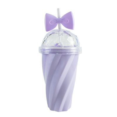 China 2022 New Novelty Candy Cute Acrylic Reusable Ribbon Sequins Viable Clear Tumbler for sale