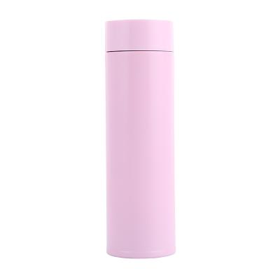 China Country 304 Stainless Steel Straight Cup Fashion Thermos Mug Literary White Portable Water Bottles for sale