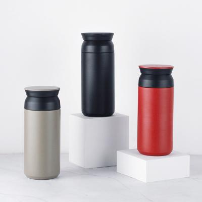 China Viable creative JPN style 304 stainless steel straight cup coffee mug thermos portable water bottle for sale