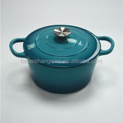 China Viable Color Enameled Cast Iron Cookware Cast Iron Casserole for sale