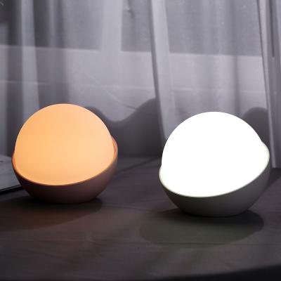 China LED Bulb Best Selling USB Rechargeable Cute Silicone LED Decoration Night Light Home Bedside Lamp for Baby Child for sale