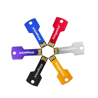 China 2020 Promotional Metal Key Shape 2GB 4GB Customized USB 2.0 Pendrive 3.0 8GB 16GB USB Flash Drive With Customized Logo for sale