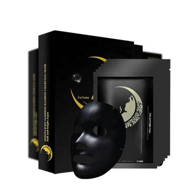 China Moisturizer Bamboo Carbon Blackmask Set Of 6 Facialmasks - Moisturizing Facialmask Sheets And Deep Cleansing Facemasks Best Skin Care for sale