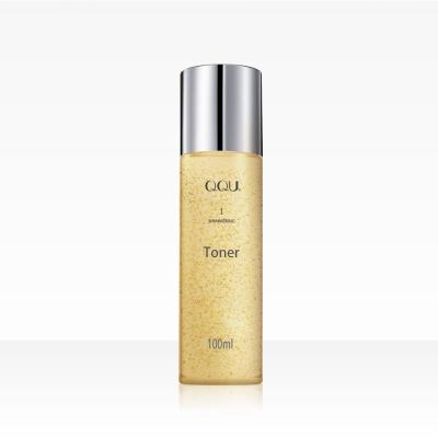 China Herbal Toner OEM Serum Toner 100ml Moisture Filler High Purity Gold Foil Brighten Facial Skin Toner for sale