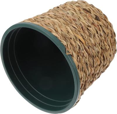 China Eco-Freindly Indoor Woven Plant Basket Flower Pot Planter Handmade Decorative Woven Flower Pot for sale