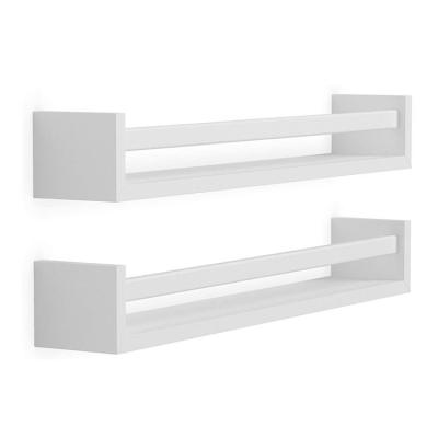 China Hot Sale Modular White Kids Shelf Wall Mounted Wooden Floating Shelves For Room Decor for sale