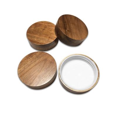 China Factory Sale Widely Used Wood Lid Wooden Durable Using Glass Jar Wooden Lid Wood Lids For Jars for sale