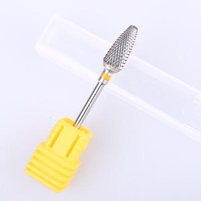 China High Speed ​​Carbide Nail Folder Drill Bits Big Cone Shape Carbide Nail Drill Bits Manicure Electric Coarse Drill 3/32