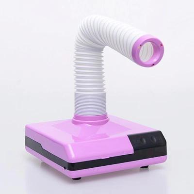 China New Eco-friendly 60w Nail Dust Collector Suction Elbow Design Strong Retractable Fan Nail Vacuum Cleaner for sale