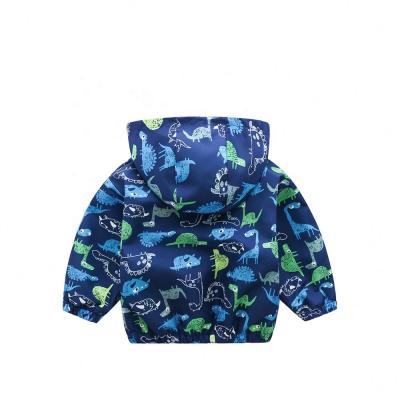 Chine 2021 Hot Selling Breathable Baby Clothes Kids Boys Children Dinosaur Printing Jackets Coats With Hooded à vendre