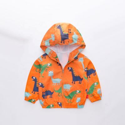 China Breathable Wholesale Kids Children Spring And Autumn Long Sleeves Zipper Boys Animal Printing Jacket for sale