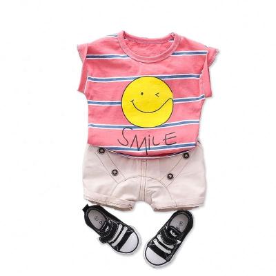 China Latest Design Kids Boutique Clothing Sports Suit Kids Clothes Baby Boy Summer Eco-Friendly Clothes 2 Piece Sets en venta