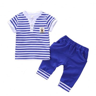 China Eco-Friendly Baby Wears Kids Clothing Sets Kids Clothes Boys Wear Cartoon Baby Boy's Clothing Sets for sale