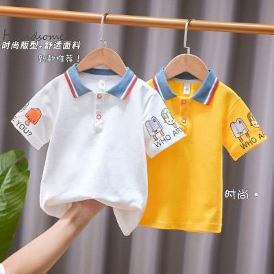 China Kids Anti-Shrinkage Shorts Sheaths Loose T-shirts And Comfortable T-shirts From Rich Summer Cotton Fabric For for sale