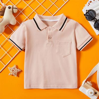 China Dropshipping Loose and Comfortable Japanese Cotton Summer Fabric Baby Boy Girls 100% Blank T-shirts Anti-Shrink for sale