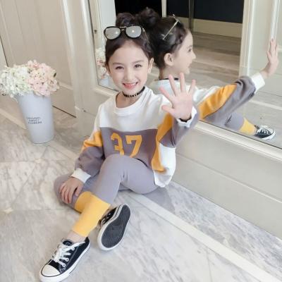 China Baby Clothing Sets Comfortable Girl Ruffle T-shirt Girls Boutique Clothing Sets Kids Outfit Fall Boutique Outfits Girls Pant Set en venta