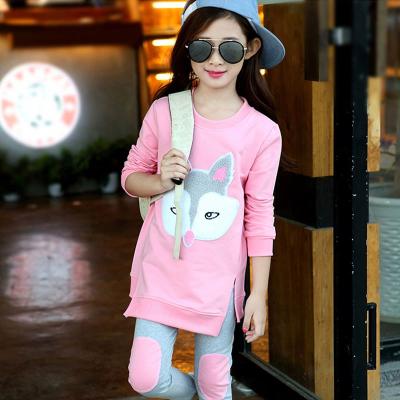 China Baby Clothes Set 100% Custom Made High Quality Cotton Autumn Fall Kids 2pcs Sets Elegant Gold Supplier From Alibaba for sale