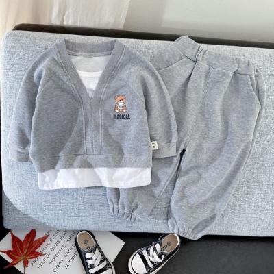 China Boys Clothing Sets Kids Clothes 0-3 Months Loose Long Sleeves And Comfortable Summer Cloth Newborn Baby Boy Kids Clothes Sets for sale