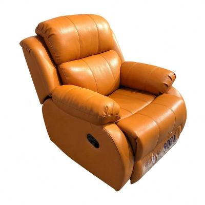 China Massage GETGOLD Modern Electric Single Sofa Leather Functional Sofa First Class Cabin Sofa Living Room Furniture Factory Wholesale for sale