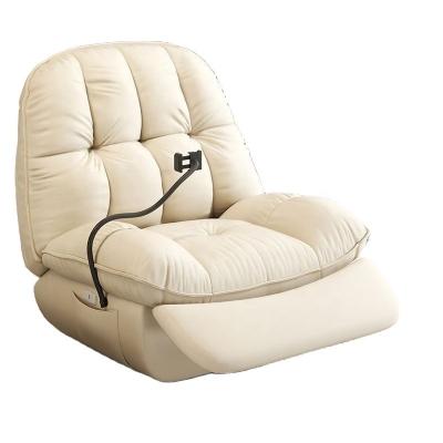 China SMART 2023 GetGold  luxury modern living room  electric single sofa lazy cabin leather sofa  chair for sale