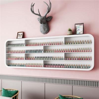 China Cooling GetGold New Nail Salon Cosmetics Display Wall Cabinet Shelf Nail Polish Glue Display Shelf Wall Hanging for sale