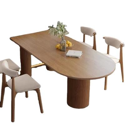 China High quality New product Nordic Solid Wooden Table with Offices Design Light luxury dining table is simple and customized for sale