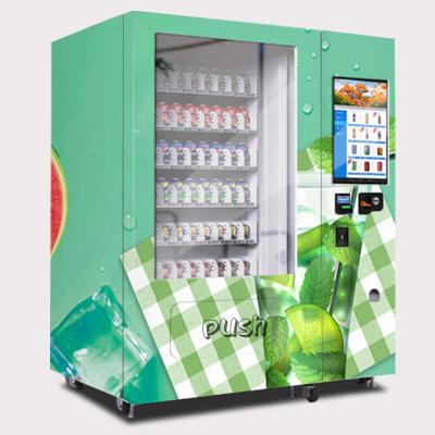 China hotel subway station shopping mall vending machine snacks and hot selling drinks and combo vending machine for sale