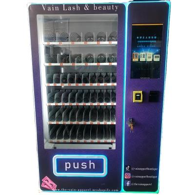 China Hotel Metro Station Shopping Mall 21.5 Inch Touch Screen/Ads Vending Machine for Snack and Drinks Bottle in Maker for sale