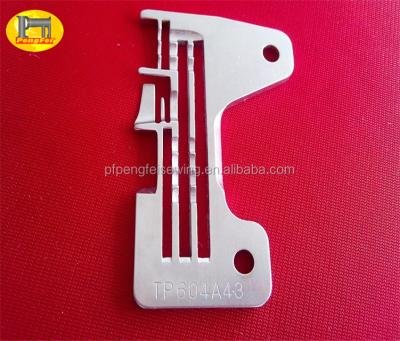 China Kingtex SH6004 4 Thread Industrial Sewing Needle Plate TP604A43 for sale