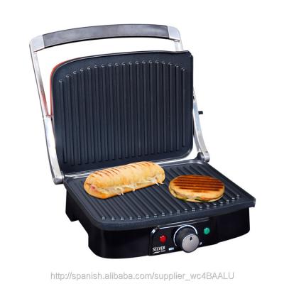 China Adjustable Thermostat 4 Slice Grilled Panini Maker for sale