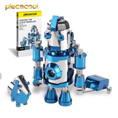 China DIY PLAY Piececool 2022 Mini DIY Eco Toys Craft 3d Metal Puzzle Wood Animal Educational Model Kit For Kids Education for sale