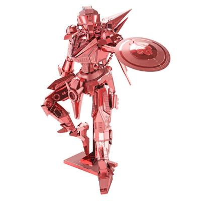 China Cheap SHIELD MAN Metal Jigsaw Puzzle Metal 3d Model Puzzle DIY TOY Model Kits Piececool new for sale